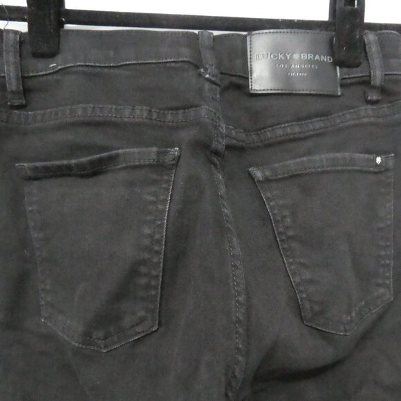 LUCKY BRAND - High Rise - Boot - Charlie | size 4/27 long | Black Denim Jeans - Picture 11 of 16